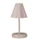 Hello Honey® 11" Tan Round Metal LED Rechargeable Table Lamp